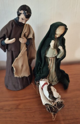Alte krippenfiguren aus wachs - alte,