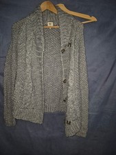 kurze Wolljacke; Noa Noa; Grau; geknöpft; Größe M