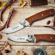Jagdmesser mit individueller Gravur – Geschenk für Jäger und Naturfreunde