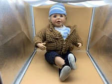 Gerlinde Feser Vinyl Puppe 68 cm. Top Zustand