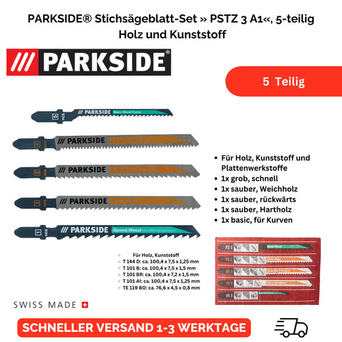Parkside stichsägeblatt set - parkside®, stichsägeblatt-set