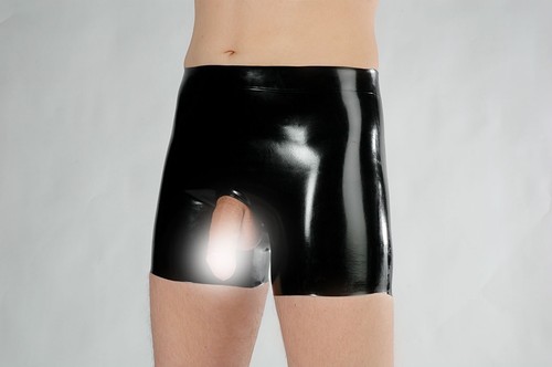 Fetisso latex short - short, offen