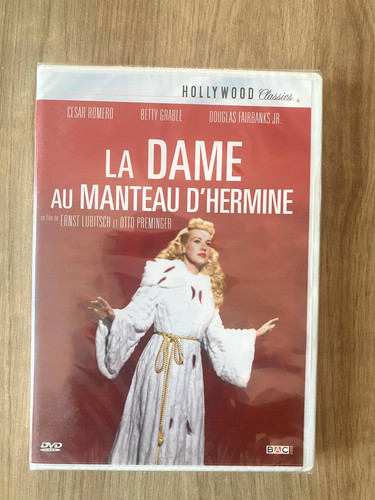 Die dame mit - dame, hermelinmantel