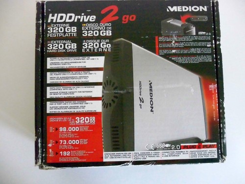 Medion hddrive 2go - hddrive, externe