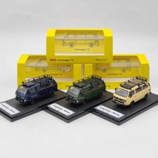 1/64 Master 1985 VW T3 Multivan&Porsche B32 Van With Accessories Car Model Toys