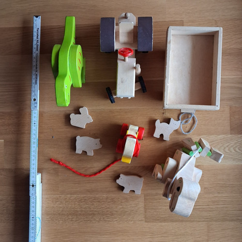 Holzspielzeug set aus - aus, 9