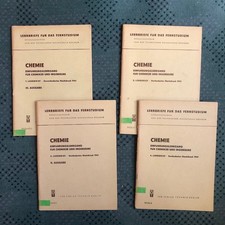 Lehrbriefe Fernstudium Chemie Einführung f. Ingenieure, H. 1–4, TH Dresden 1961