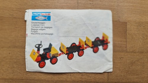 Fischertechnik gepäckwagen - fischertechnik,