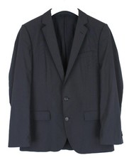 Hugo Boss Aiko1/Heise Blazer Herren US 38R Einreihig Nadelstreifen Kerbe Blau
