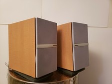 2x Top Panasonic Lautsprecher Neu SB-PM18 Stereo 2.0 aus edlem Holz,unbeschädigt