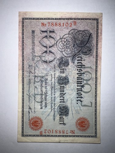 100 reichsmark banknote - 100,