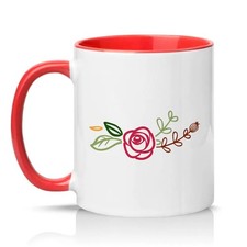 Floral Rose Illustration Damen