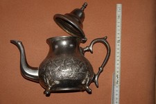 Silberne Teekanne aus Marokko
