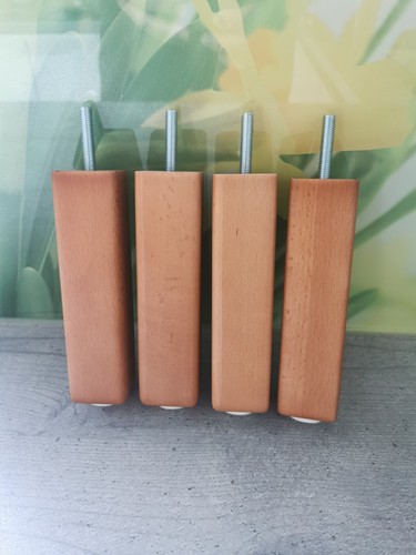 Buche quadrat füße - 4x,