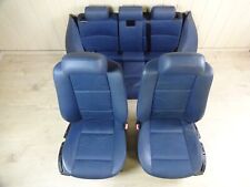 BMW E46 3er Touring Teilledersitze Sitze Innenausstattung Blau