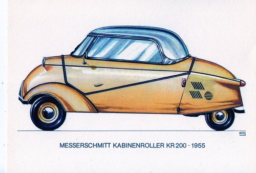 Ansichtskarte messerschmitt - ansichtskarte,