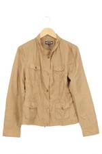 Cecilia Classics Damen Leichte Jacke Beige Gr. S Freizeit Casual Polyester