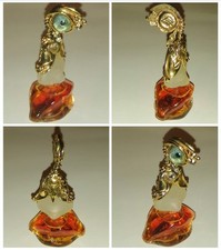 Schmuck Flakon Salvador Dali Vintage Chicca Collection Jewelry Mini Parfum Rar