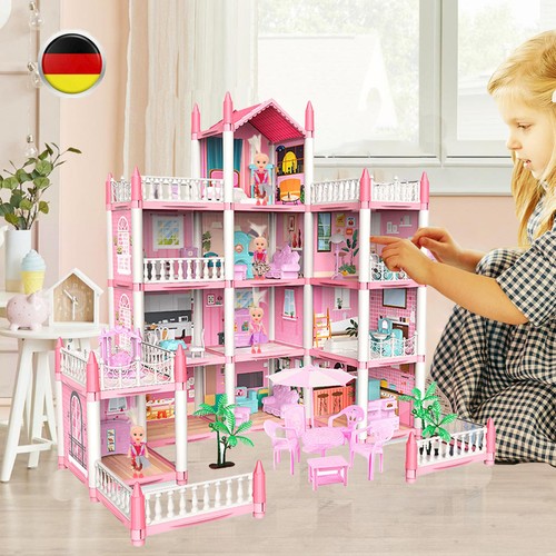 Puppenhaus mit möbeln und - mit,