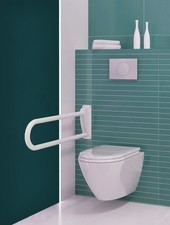 Massiver 76cm Klappgriff - WC & Badezimmer Aufstehhilfe - Stützgriff Haltegriff