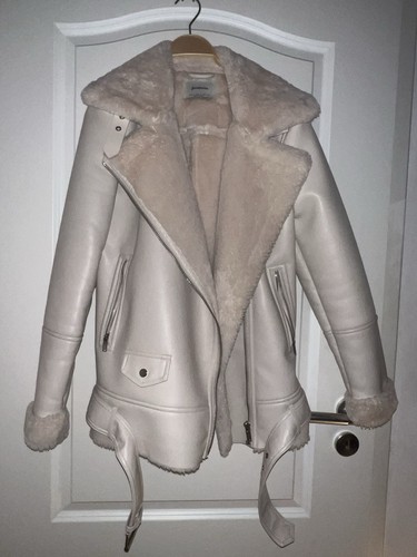 Stradivarius shearling jacke - stradivarius,