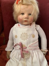 Altes besonderes Kleid Wickelkleid Käthe Kruse Puppe DU MEIN Baby