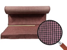 1 Meter Pepita Stoff Polsterstoff Rot / Schwarz für Porsche 356 911 912 Sitz