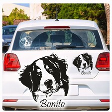 Berner Sennenhund Name Auto Aufkleber Sticker Hund clickstick Tattoo Decal A060