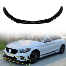 Front Spoiler Lippe mit M-Stoßstange für Mercedes C Klasse W205 / S205 2019-2022