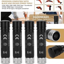 4PACK 3.6Ah For Black & Decker