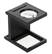 SAFE 9827 Standlupe Fadenzähler Lupe 5-fach Linse 20 mm Bikonvex geschliffen