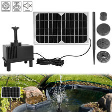 Solar Teichpumpe Solarpumpe Gartenteich Pumpenset Springbrunnen Teich 5W 280 L/H