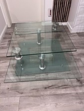 Couchtisch glas schwenkbar - glas,