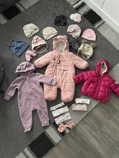 78tlg-Baby-Herbst/Winterpaket Mädchen  Gr.62-68Erstausstattung,Skianzug,Jack