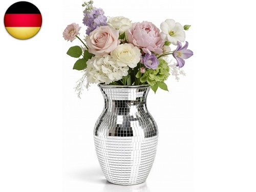 Vase aus spiegelmosaik - aus,