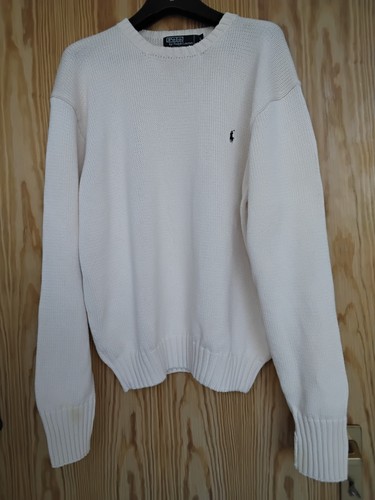 Herrenpullover creme weiss - l, creme-weiss