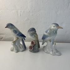 3x Porzellanfigur Vogel Vögel Konvolut