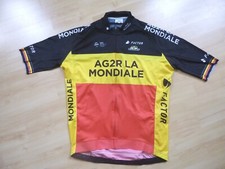 Profi Fahrrad Rad Trikot: Team AG2R La Mondiale Factor - Belgischer Meister - XL