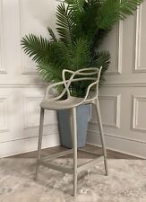 Grau Master Style Küche Frühstück Barhocker Tresenhocker Kunststoff