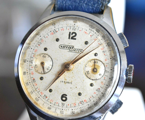 Nicolet chronograph watch - nicolet,