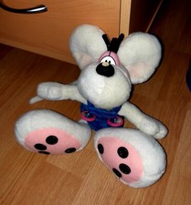 Diddl plüschfigur mit blauer - plüschfigur,