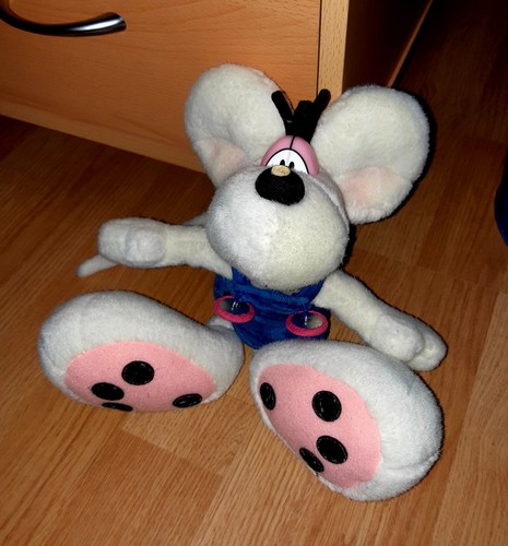Diddl plüschfigur mit - mit, blauer