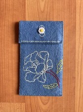 HANDYTASCHE HANDYHÜLLE handysocke STOFF Genäht HANDMADE FÜR IPHONE 6 bis 13
