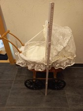 Puppenwagen Korbwagen höhe ohne Griff ca,47cm Breite ca,31cmlang ca,46cm