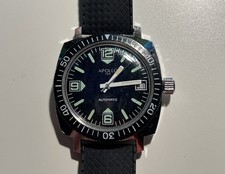 Vintage Diver Uhr Apollo HAU 36 mm Automatik Ankerwerk Watch