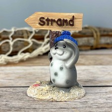 Lustiger Seehund Robbi mit