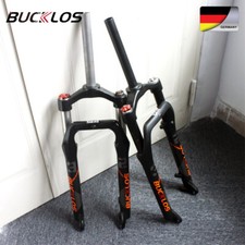 BUCKLOS 26*4.0 "Fatbike Luftfedergabel 9mm QR 120mm Federweg 1-1 / 8" Threadless