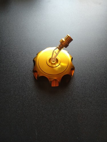 Tankdeckel gold cnc - gold, sm