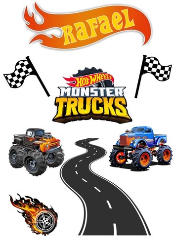 Monster truck auto essbar - auto,