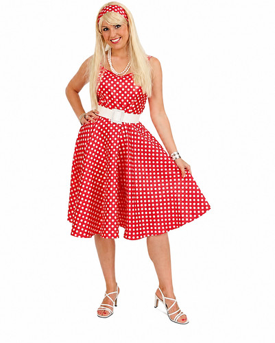 Vintage damen kleid retro - vintage,